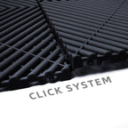 BLACK VENTED FLOOR TILES SIX PACK 40cm x 40cm x 1.8cm