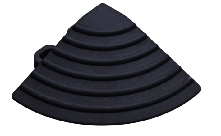 CORNER RAMP EDGING ONE PIECE 6cm x 6cm x 1.8cm