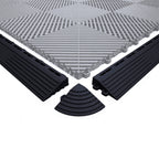 LIGHT GREY VENTED FLOOR TILES SIX PACK 40cm x 40cm x 1.8cm