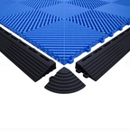 NAVY BLUE VENTED FLOOR TILES SIX PACK 40cm x 40cm x 1.8cm