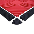 RED VENTED FLOOR TILES SIX PACK 40cm x 40cm x 1.8cm