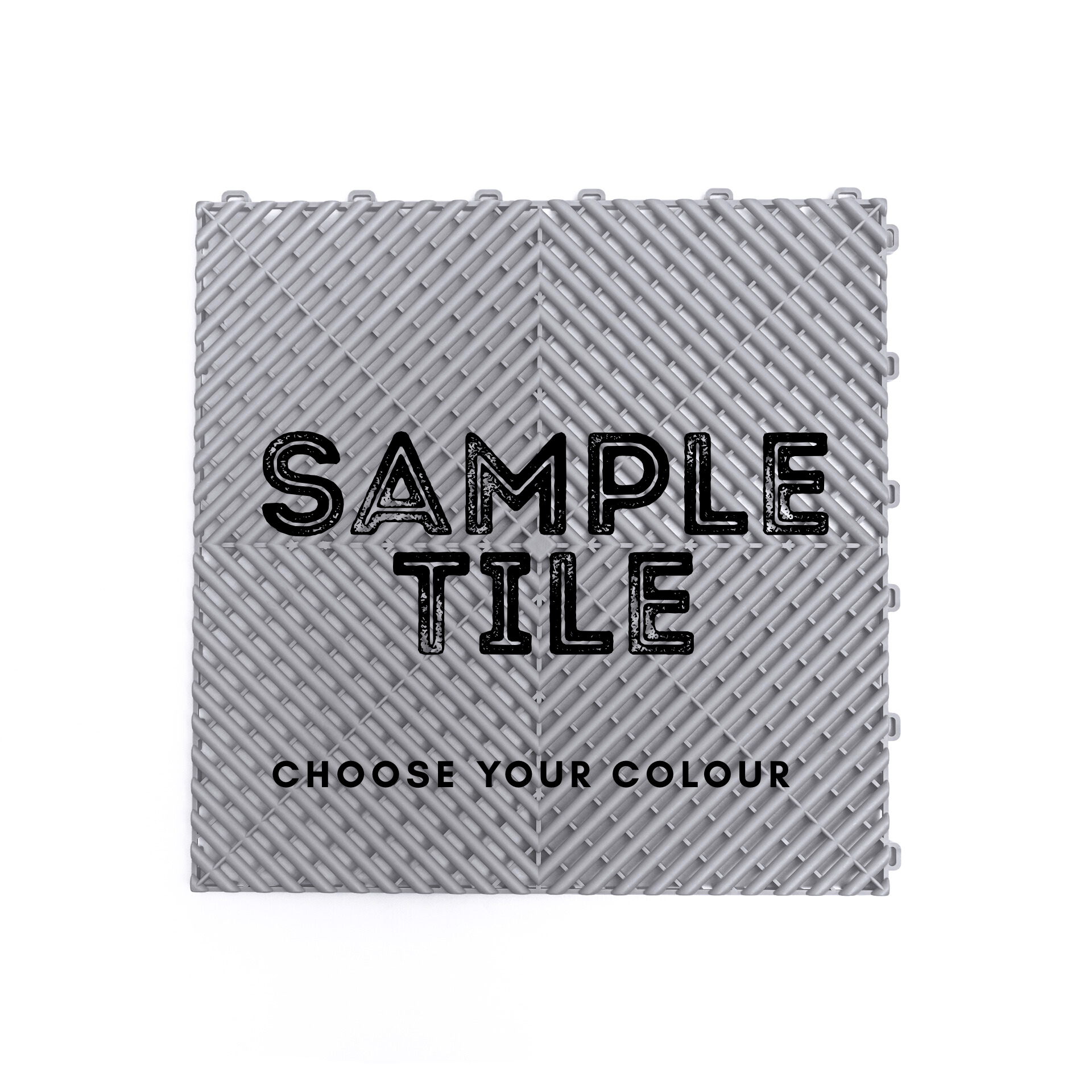 SAMPLE VENTED FLOOR TILE 40cm x 40cm x 1.8cm