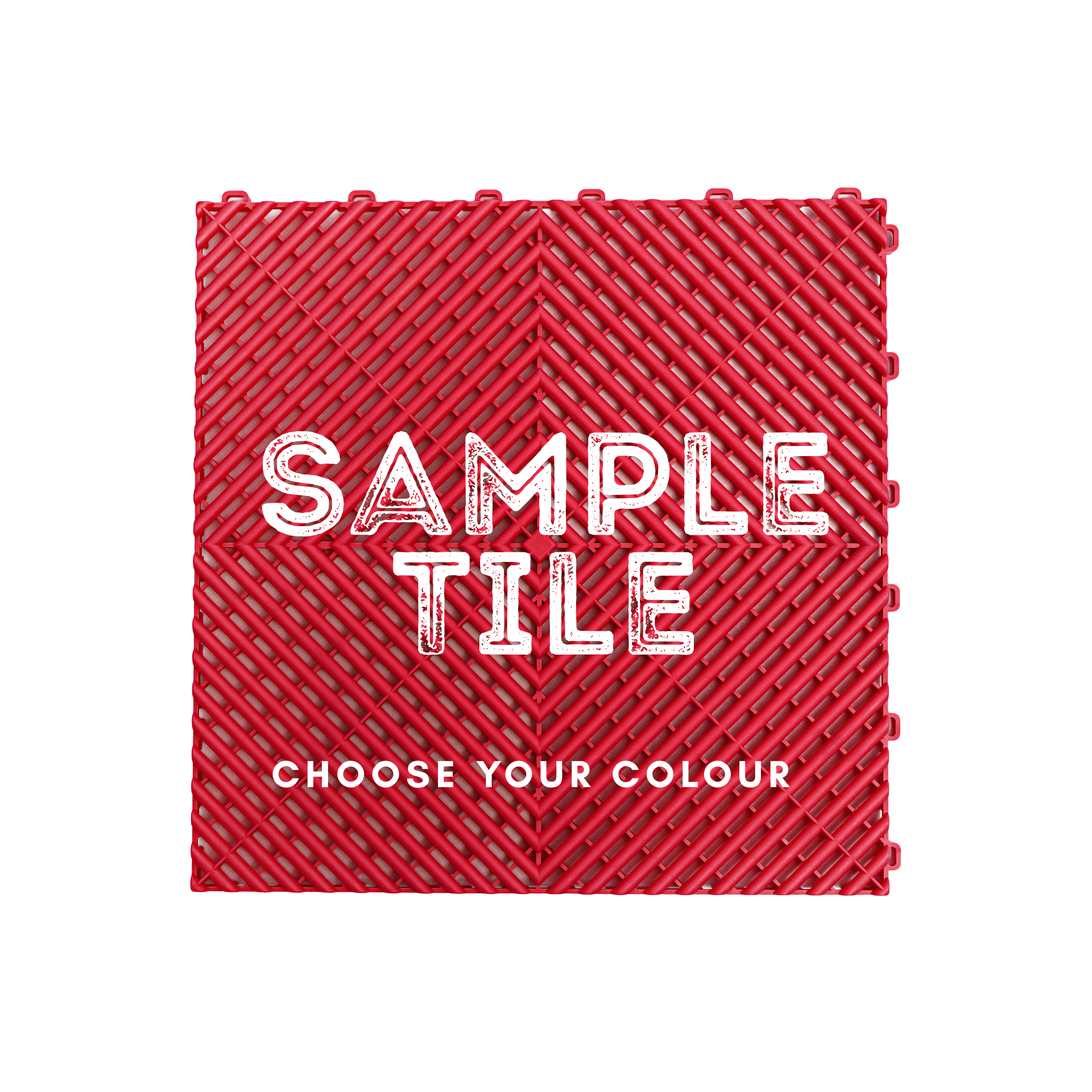 SAMPLE VENTED FLOOR TILE 40cm x 40cm x 1.8cm