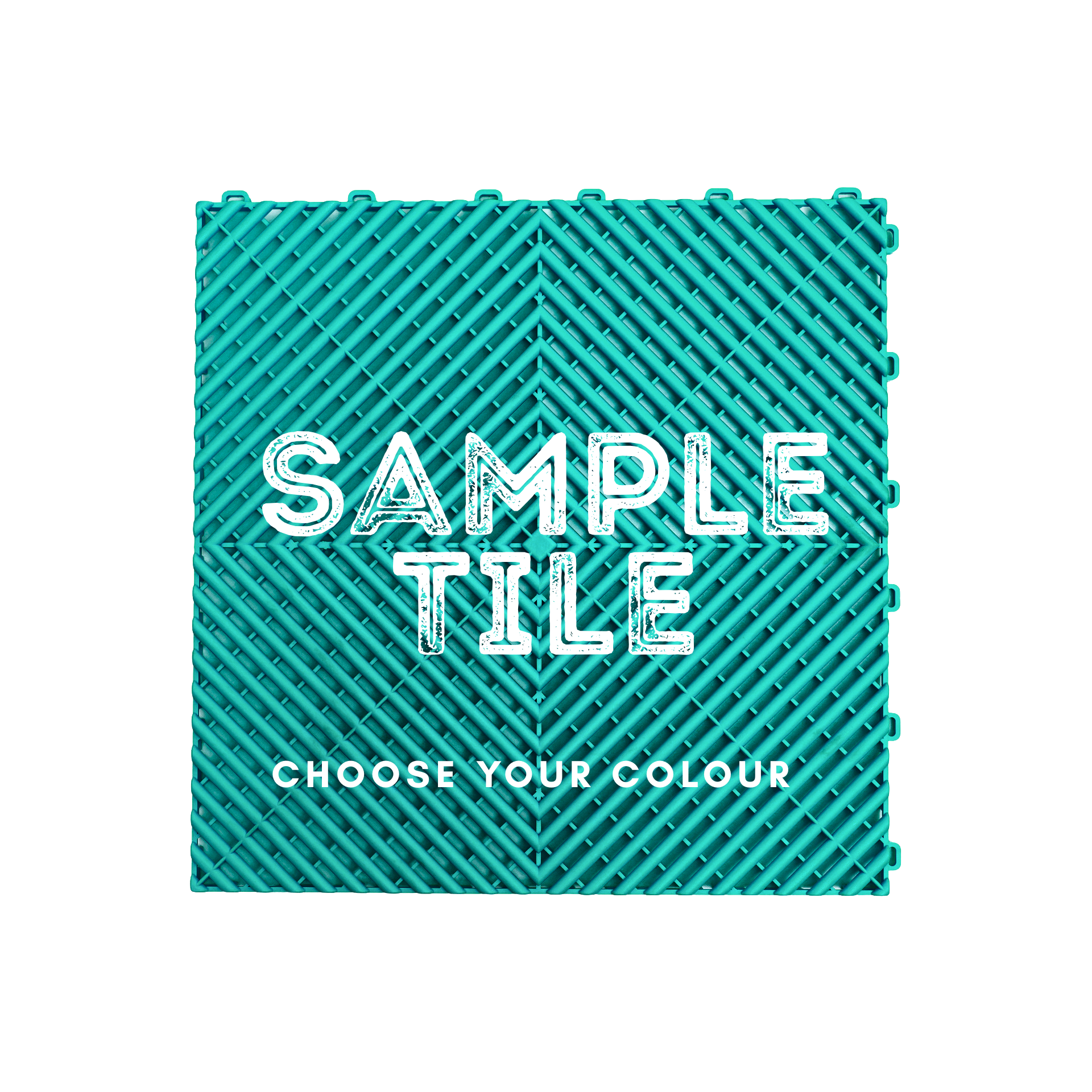 SAMPLE VENTED FLOOR TILE 40cm x 40cm x 1.8cm