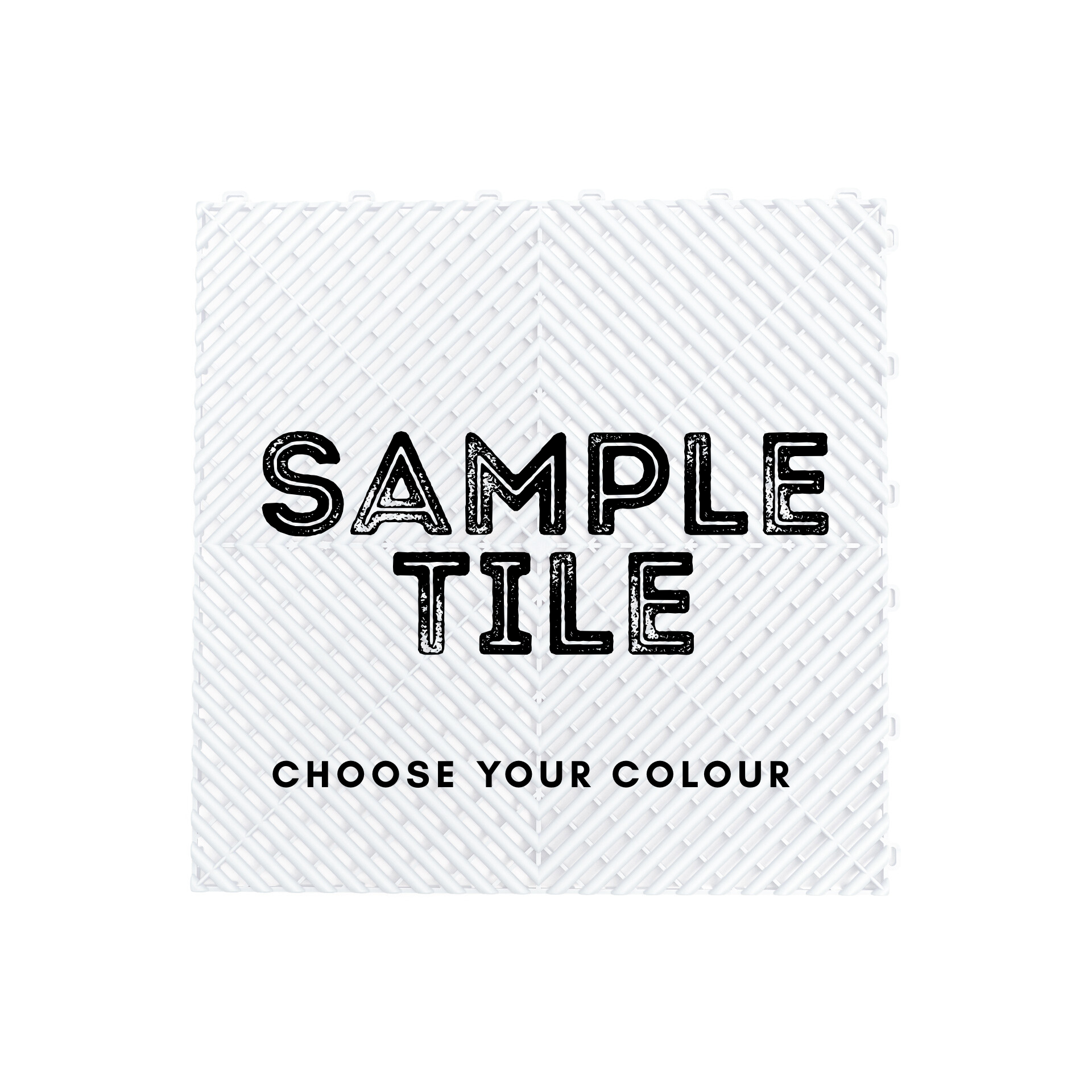 SAMPLE VENTED FLOOR TILE 40cm x 40cm x 1.8cm